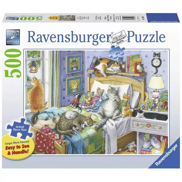 Ravensburger Cat Nap Large Piece 500 Piece Puzzle