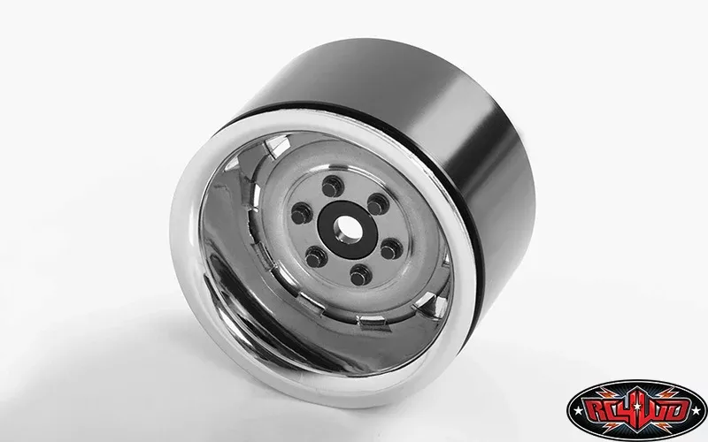 RC4WD Z-W0257 Silver Rally 1.9" Beadlock Wheels