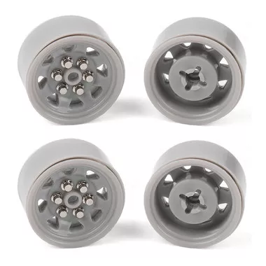 RC4WD Z-W0329 OEM Plastic 0.7" Beadlock Wheels Grey (4)