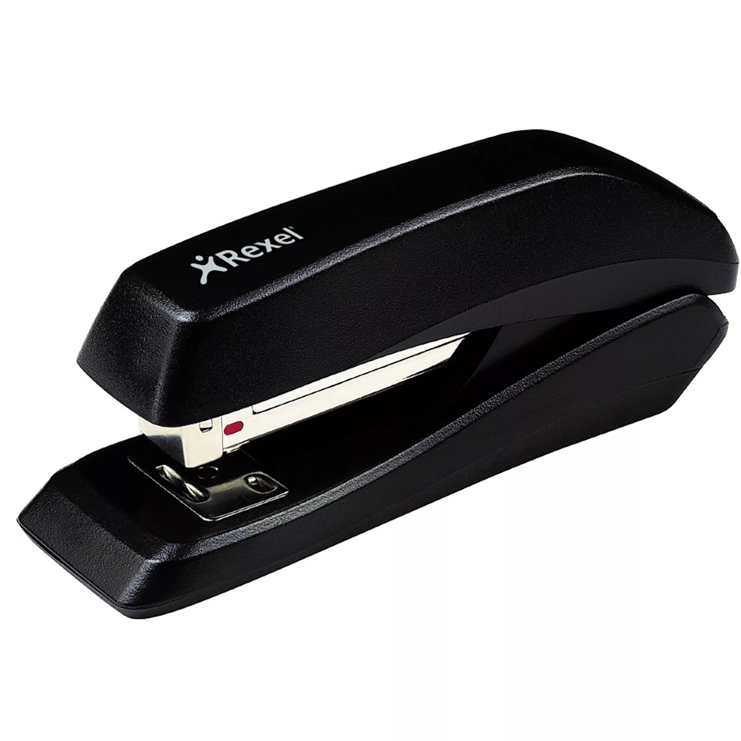Rexel Ecodesk compact stapler, 20 Sheets, Made with 50% recycled plastic, Eco friendly, 2100029, Black