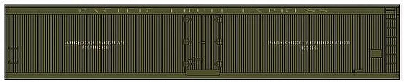 Roundhouse 86658 HO Scale 50'Express Reefer Pacific Fruit Express PFE X656