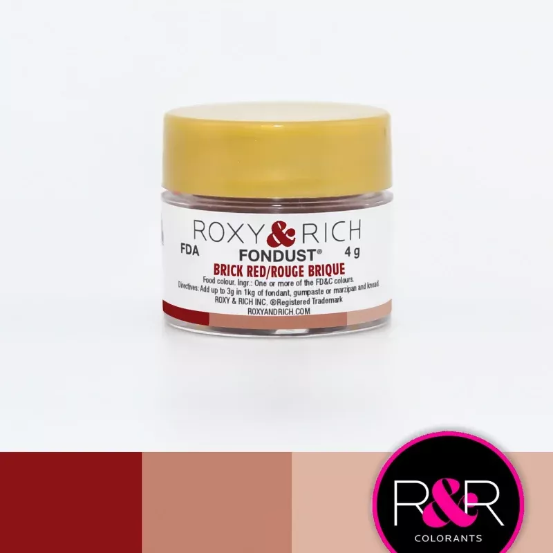 Roxy & Rich Brick Red Fondust (# F4-013) 4 G