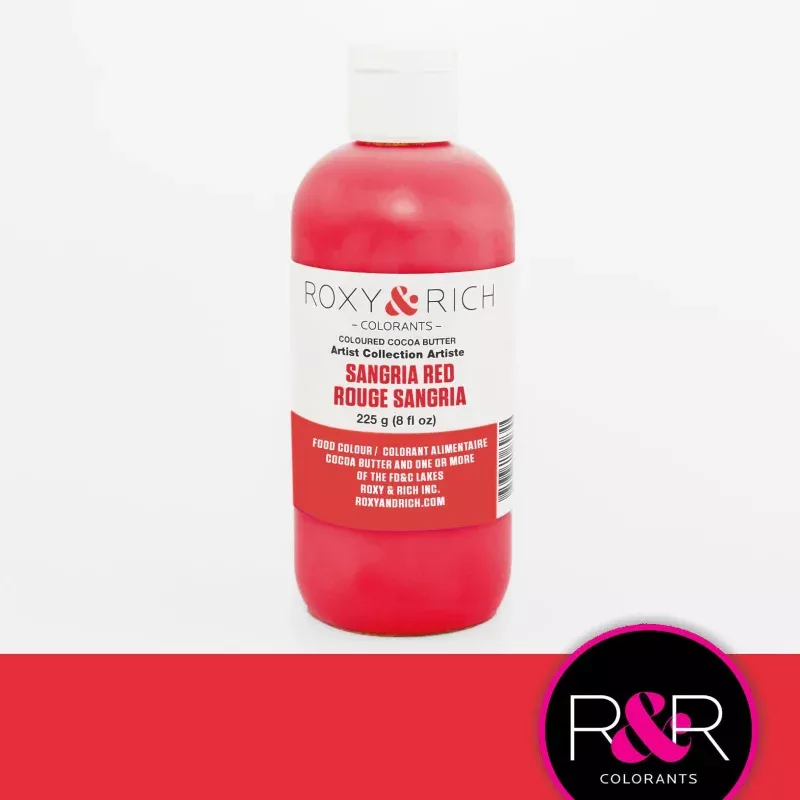 Roxy & Rich Cocoa Butter Sangria Red (# BC8-003) - 8 OZ