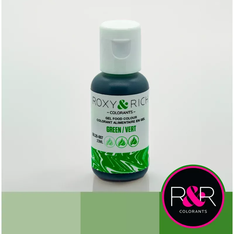 Roxy & Rich Coloring Gel - Green (20ml) GEL20-007