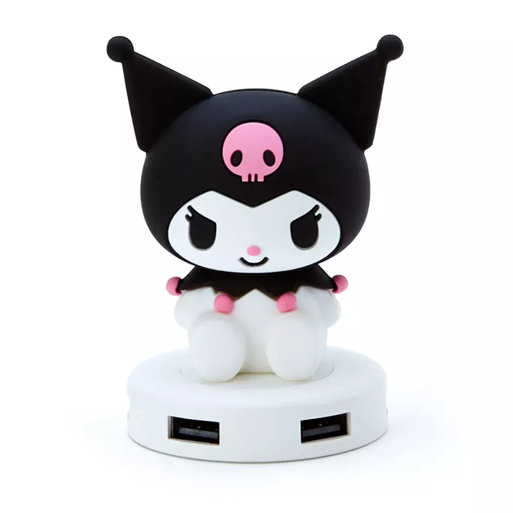 Sanrio 235695 Kuromi Usb Hub Kuromi Style Usb Hub Cute Usb Hub Made In Japan