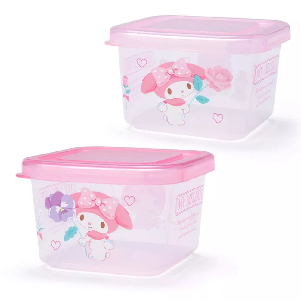 SANRIO Mini Food Container Storage Container Set Of 2 My Melody