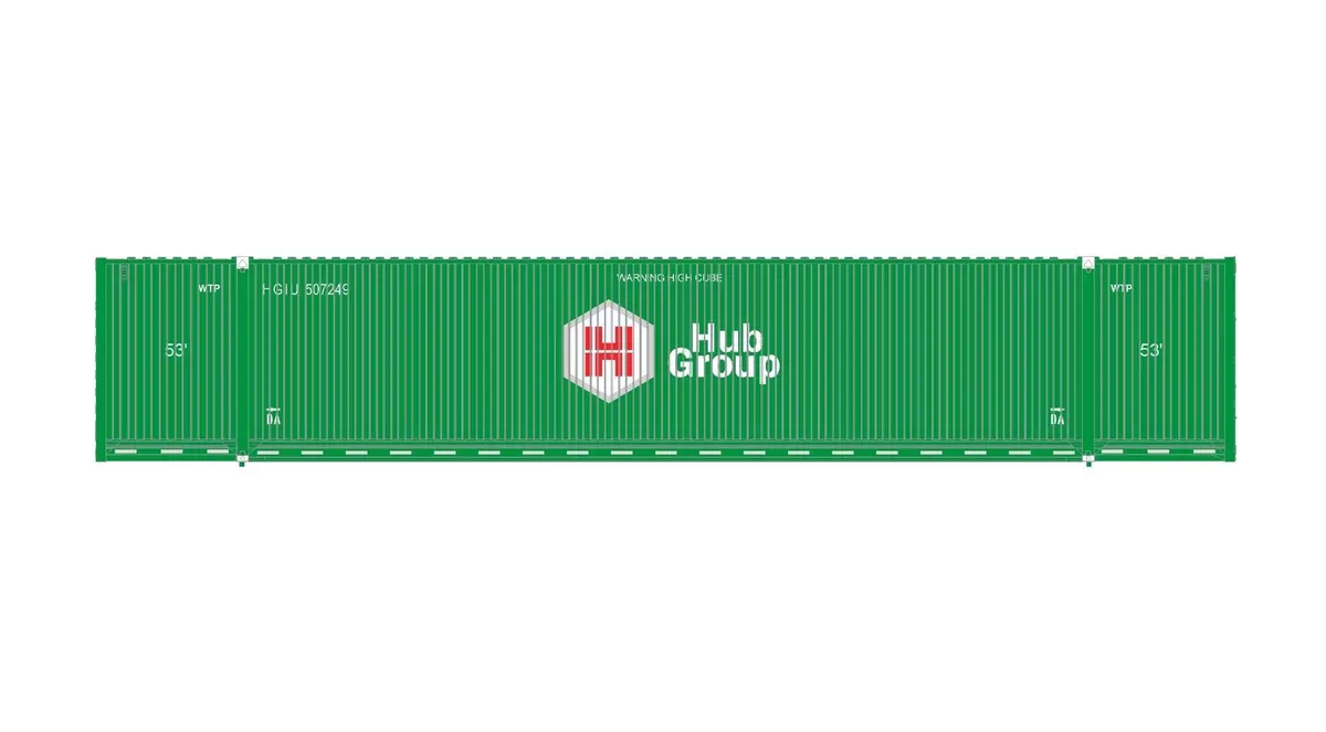 ScaleTrains 11592 HO Scale CIMC 53' Dry Container Hub Group