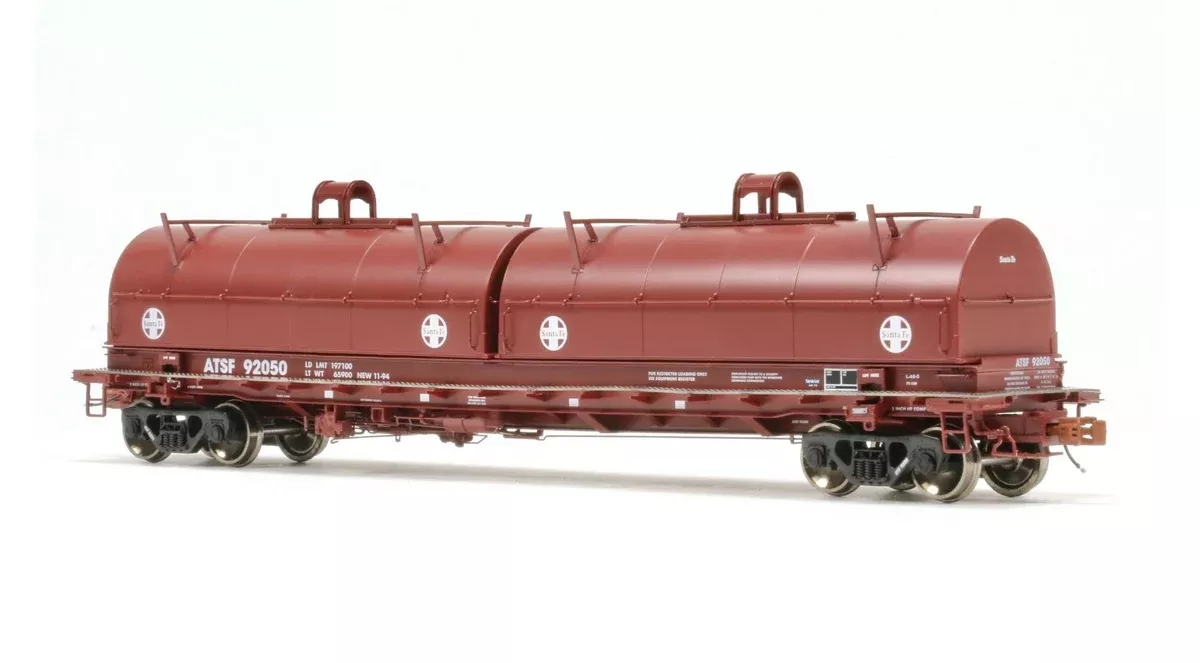 ScaleTrains Rivet 38399 HO Scale Thrall 48' Coil Steel Car Santa Fe ATSF 92089