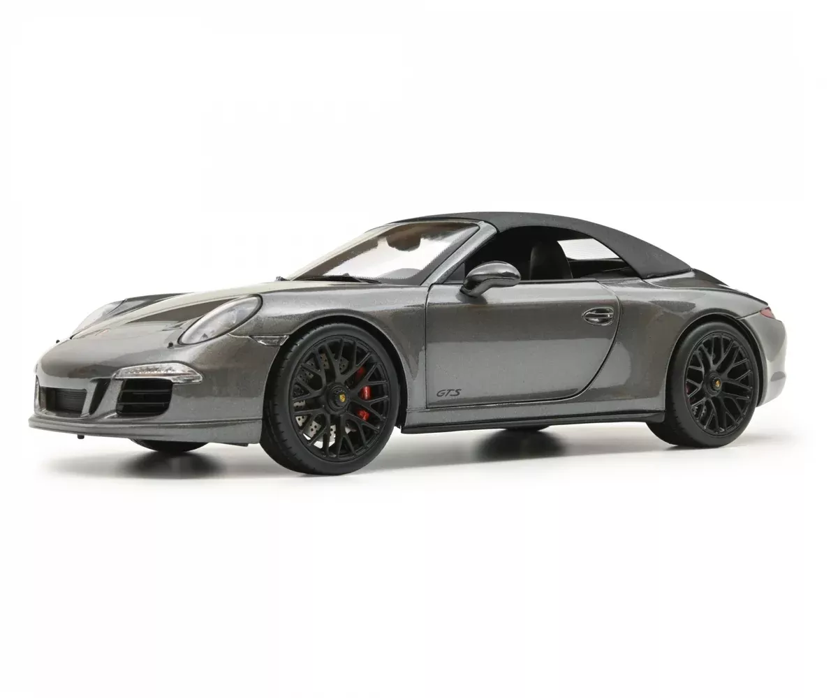 Schuco 450039800 (1:18) Porsche 911 Carrera GTS Convertible 991.1 - Grey Metallic