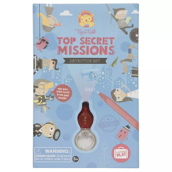 Schylling Tiger Tribe Top Secret Missions Detective Set