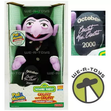 Sesame Street Pal of the Month Count October 2000 Fisher-Price #93449 NRFB