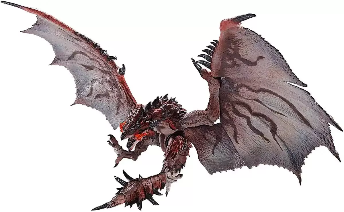 Sh Monster Arts Monster Hunter World: Iceborn Rathalos About 400Mm Abs Pvc Painted Movable Figure