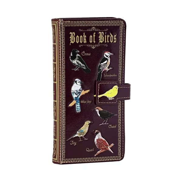 Shagwear Purple Book Of Birds Wallet
