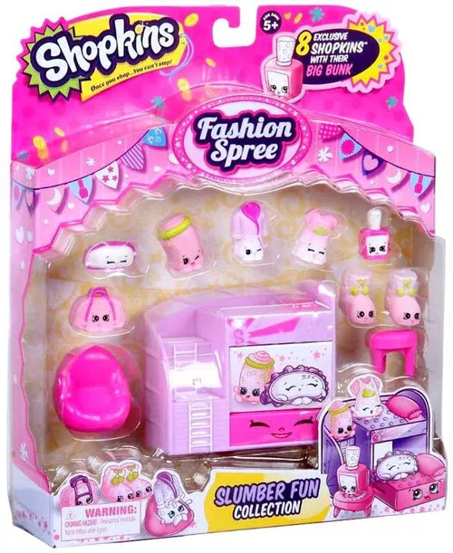 Shopkins Fashion Spree Slumber Fun Theme Pack