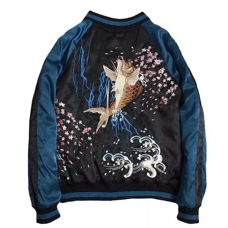 short embroidered jacket