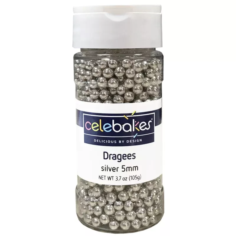Silver 4mm Dragees, 3.7 oz. #7500-785815S