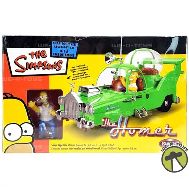 The SImpsons The Homer Snap Together Assembly Kit Model Kit 2003 NRFB