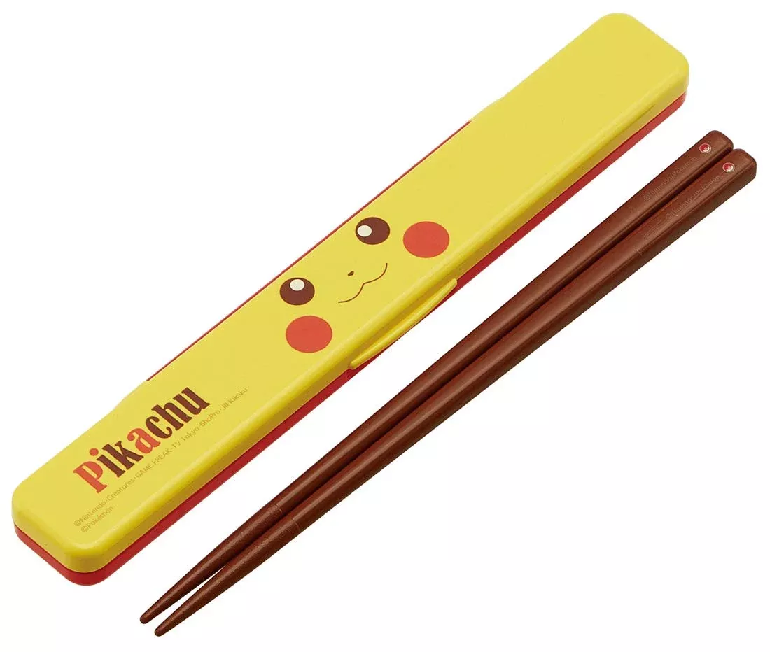 SKATER Pokemon Pikachu Chopstick Box Set