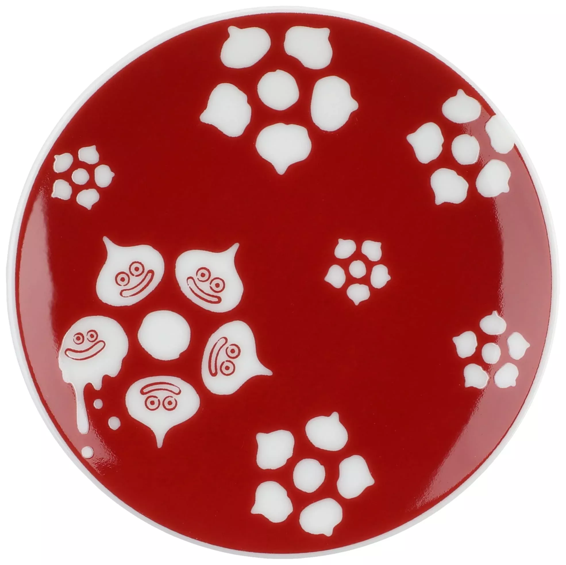 Square Enix Smile Slime Japanese Series Mamezara Slime Flower Komon Dragon Quest Plate