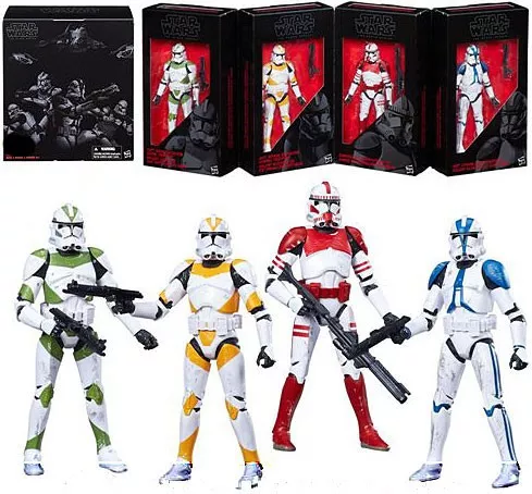 Star Wars Black Series Clone Troopers of Order 66 Exclusive Action Figure 4-Pack