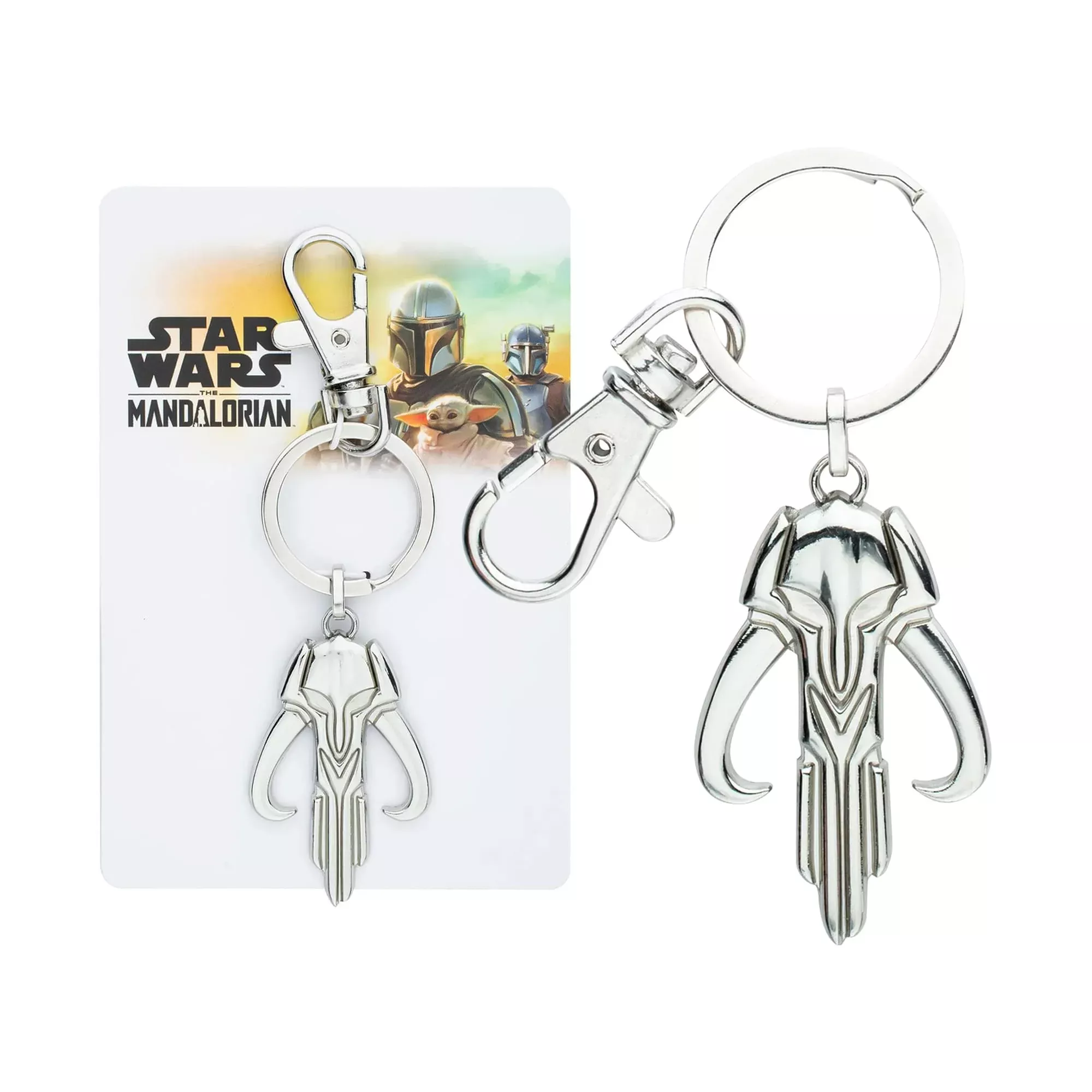 Star Wars: The Mandalorian Mythosaur Logo Metal Keychain
