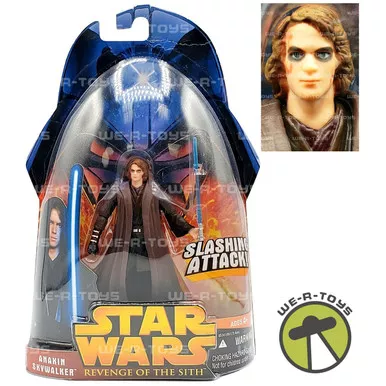 Star Wars Revenge of the Sith Slashing Attack Anakin Skywalker Action Figure NEW