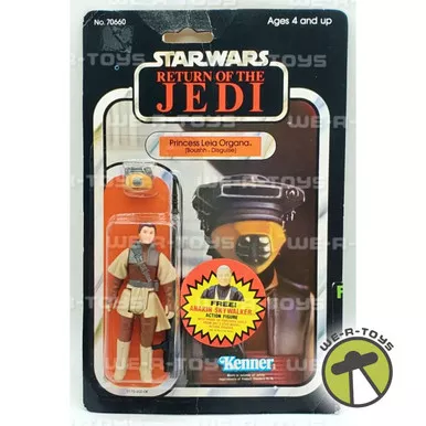 Star Wars ROTJ Princess Leia Organa Boushh Disguise Action Figure 79 Back 1984