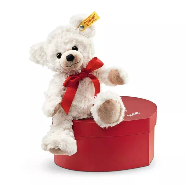 Steiff Sweetheart Teddy Bear In Heart Box Plush Figure