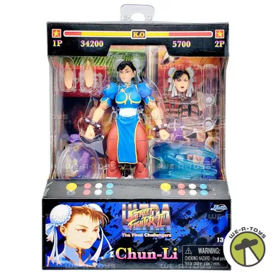 Street Fighter II The Final Challengers 6" Chun Li Figure Action Figure Jada