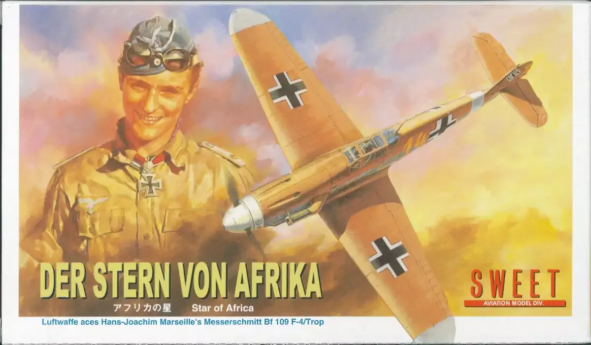 SWEET 14 Bf 109 F-4/Trop Der Stern Von Africa 1/144 Scale Kit
