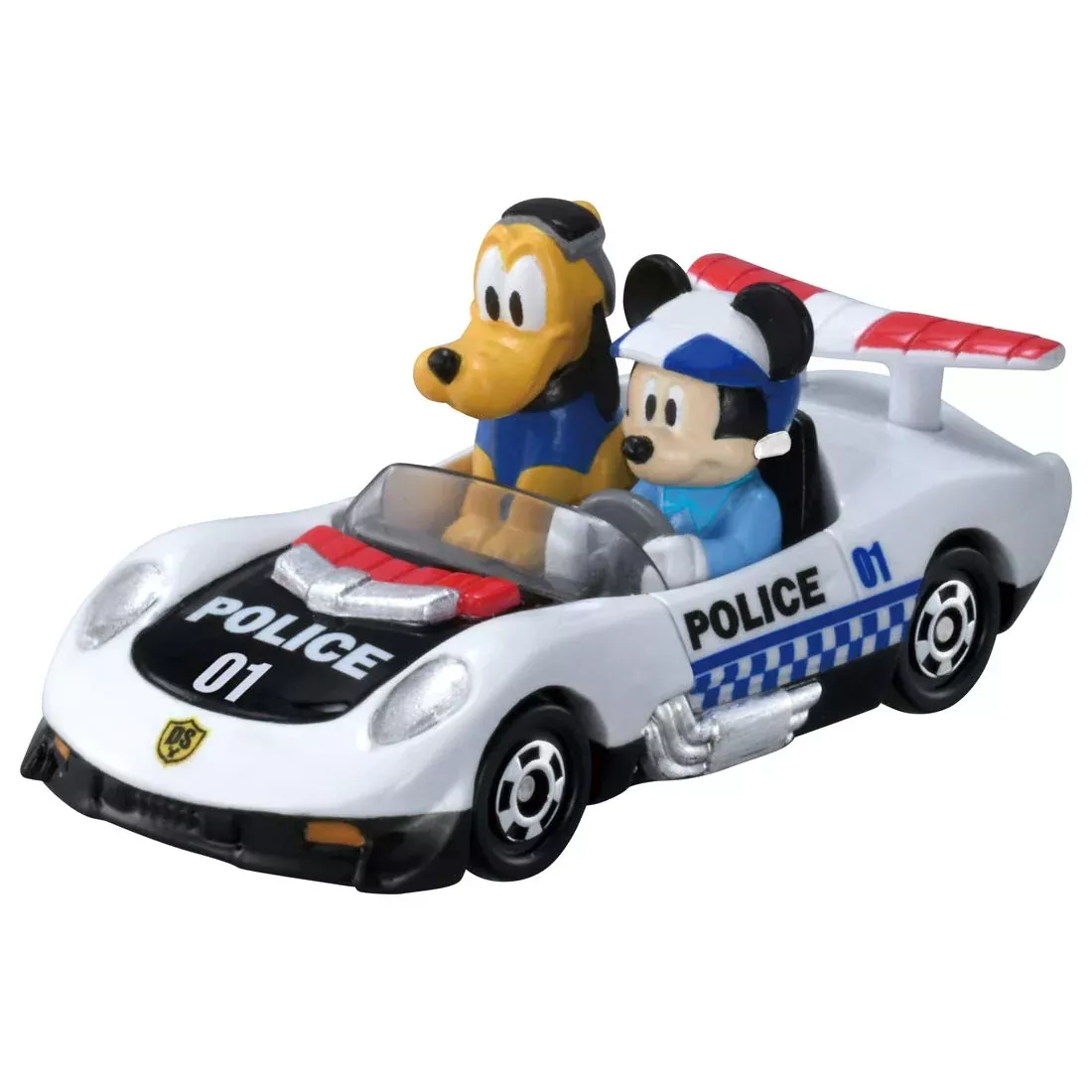Takara Tomy Ds-01 Tomica Drive Saver Disney Buddy Police Mickey Mouse Pvc Model Toy