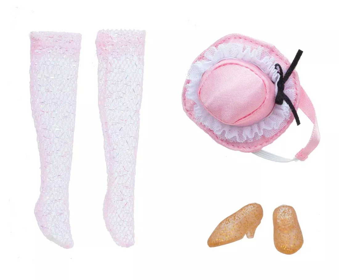 TAKARA TOMY Licca Doll Goods Set Girls Check Gold Doll Not Included806868
