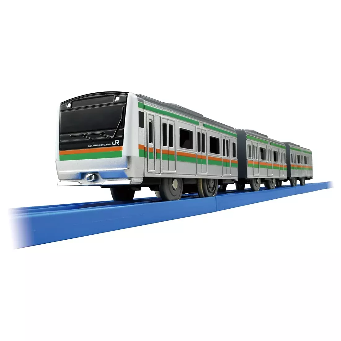 Takara Tomy Pla-Rail E233 Series Shonan Color W/Dedicated Connection Plastic Train Model