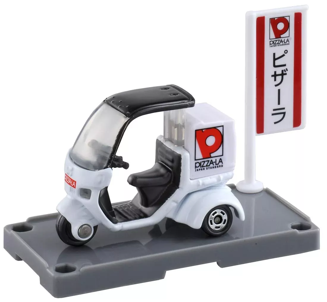 TAKARA TOMY Tomica 99 Pizza-La Delivery Motorcycle 102762