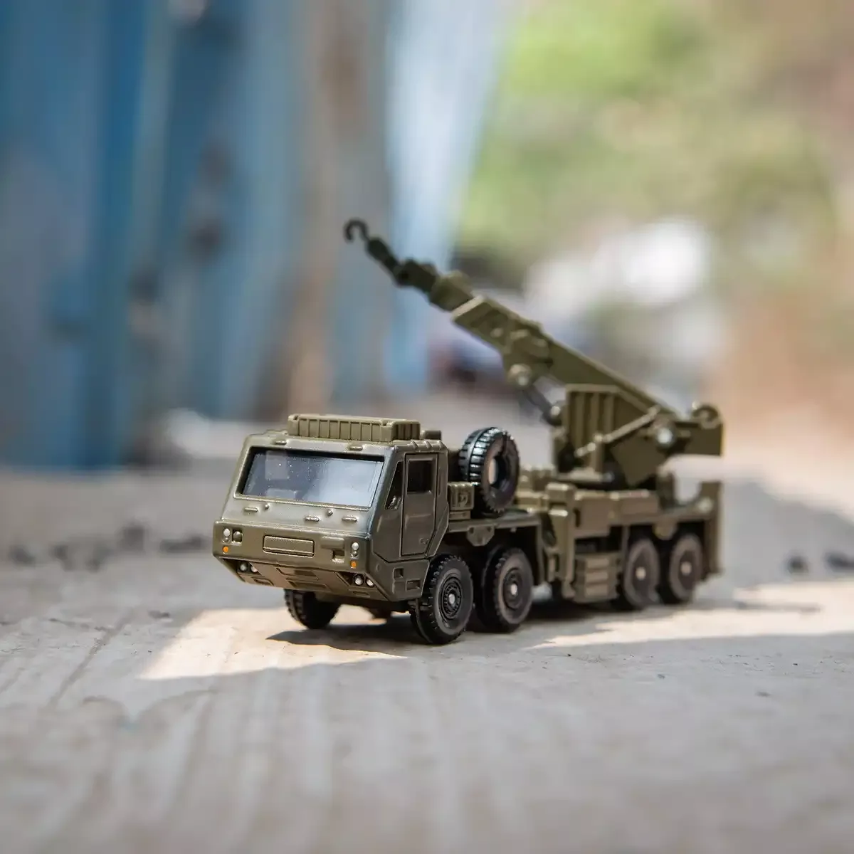 Takara Tomy Tomica Long Series 141 Jgsdf Heavy Wheel Recovery Vehicle Military Model