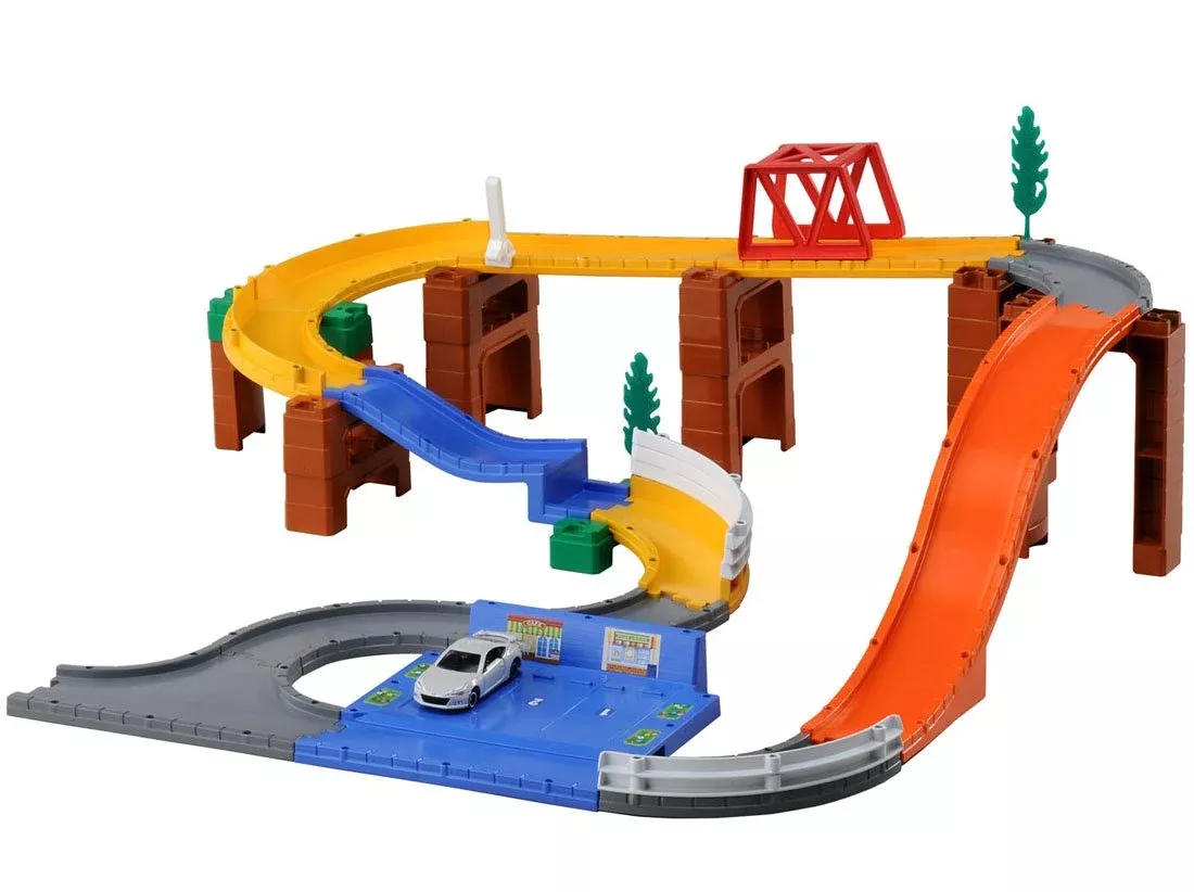 Takara Tomy Tomica System Jump Road Set Japanese Plastic Road Toys Non-Scale Cars