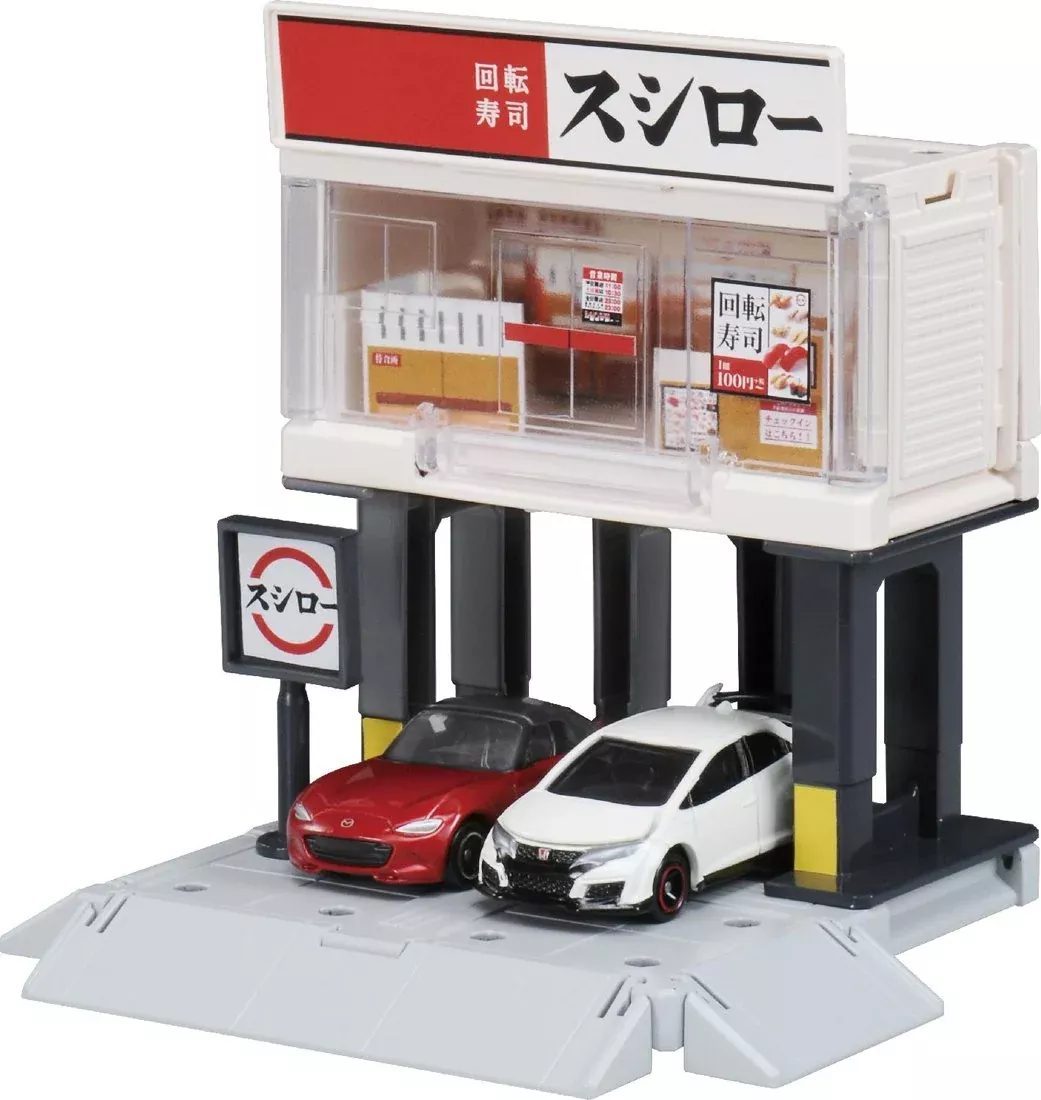 Takara Tomy Tomica Town Build City Sushi Restaurant Sushiro (874430) Plastic Models