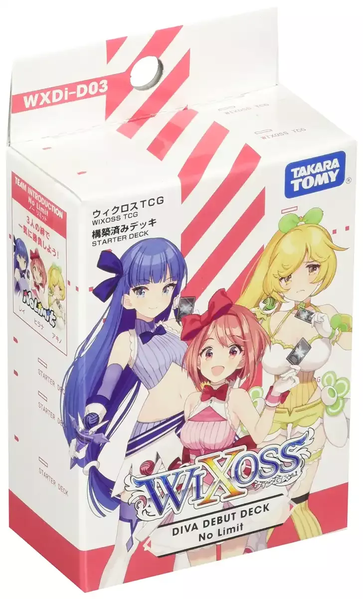Takara Tomy Wixoss Tcg Wxdi-D03 Diva Debut Deck No Limit Japanese Kawaii Game Cards