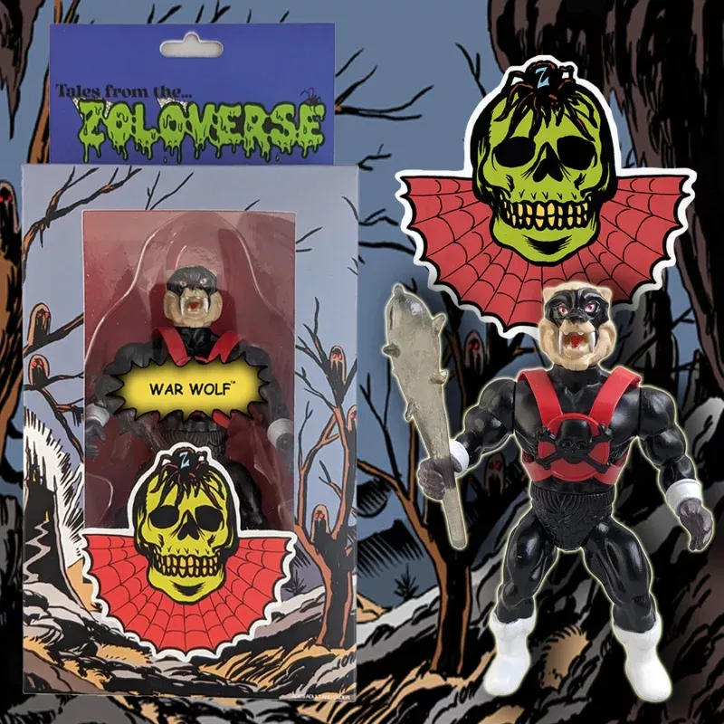 Tales From The Zoloverse WAVE 2 WAR WOLF MIB Action Figure Warrior Beasts