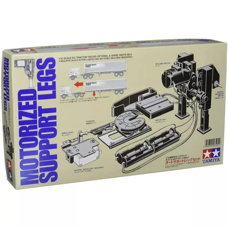 Tamiya 1/14 Motorized Support Legs for Tractor Trailer # 56505