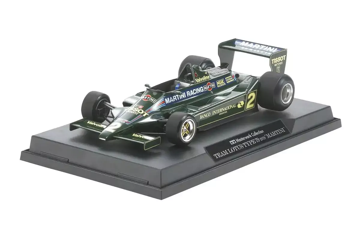 Tamiya 1/20 Masterwork Collection No.102 Martini Lotus 79 1979 No.2 Painted Finished Model 21102 Finished Product