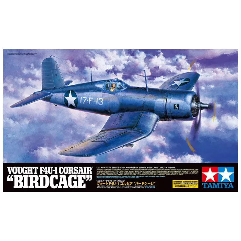 TAMIYA 1/32 AIRCRAFT WW2 US F4U-1 CORSAIR BIRDCAGE