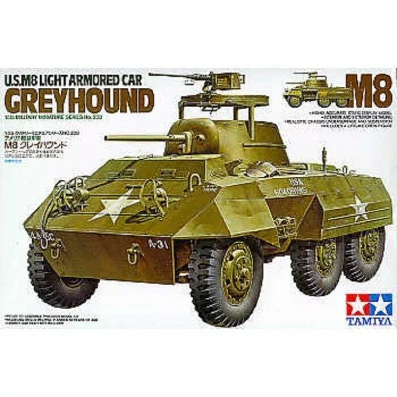 Tamiya 1/35 scale WW2 U.S. M8 Greyhound armoured car