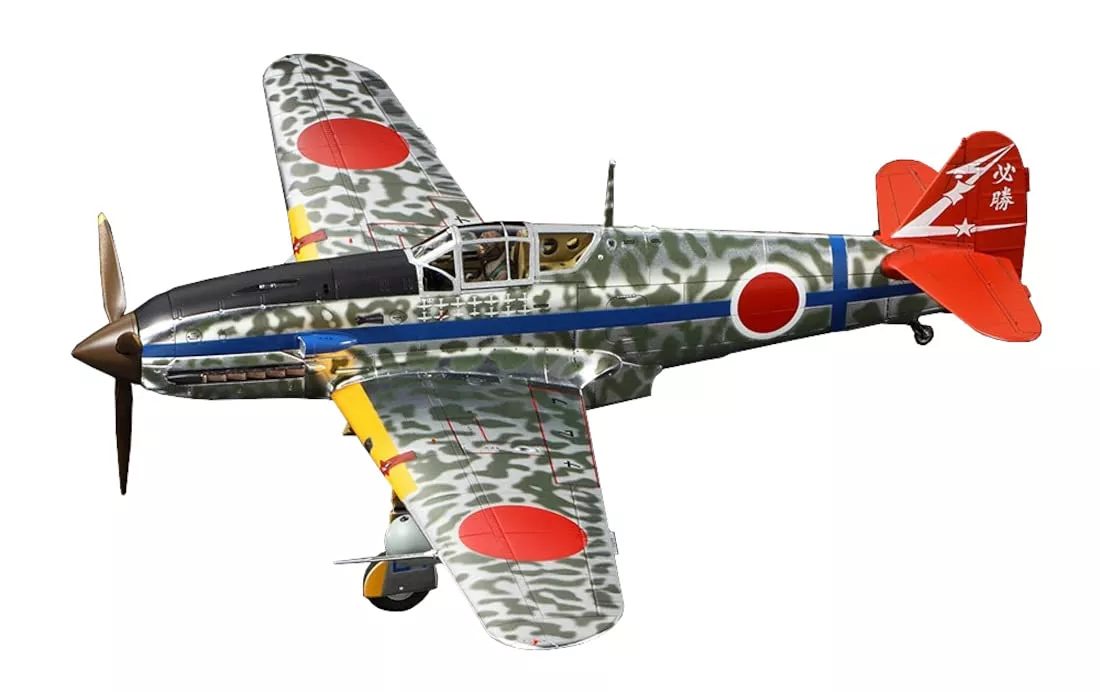 TAMIYA 1/48 Kawasaki Ki-61-Id Hien Tony Silver Color Plated W/Camo Decals Plastic Model