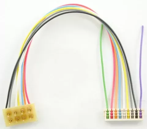TCS 1037 T-E6 DCC Decoder Harness for Proto E6 with 8 Pin Plug