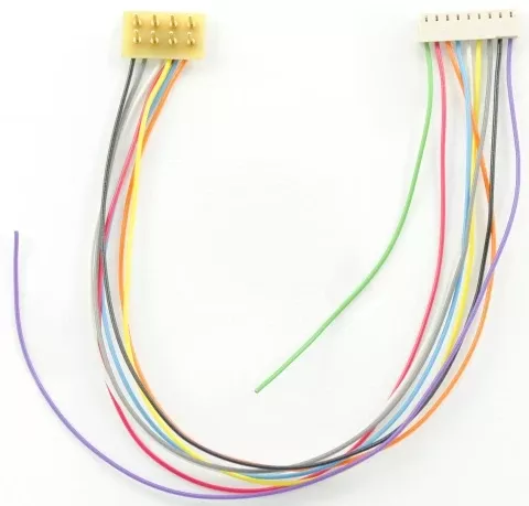 TCS 1195 T-E7 DCC Decoder Harness for Proto E7 with 9 Pin to 8 Pin Plug