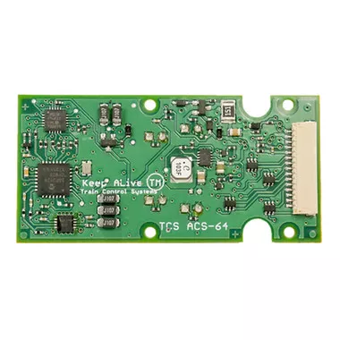 TCS 1252 Plug & Play ACS-64 DCC & WOW Sound Decoder w/ Keep Alive HO Scale