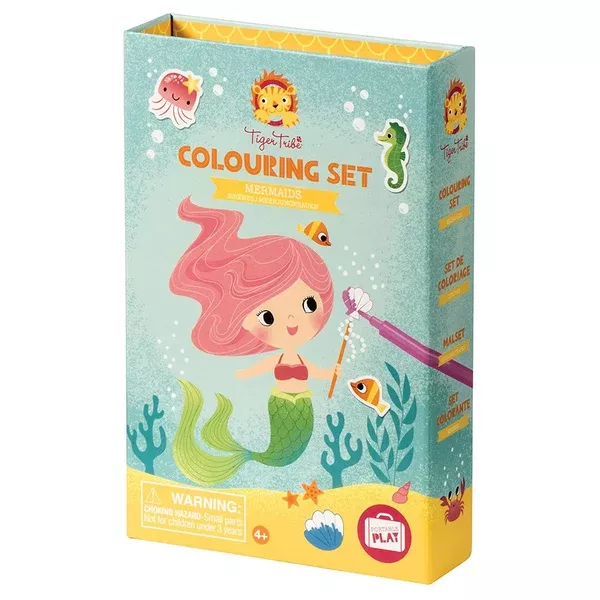 Tiger Tribe Mermaids Coloring Set