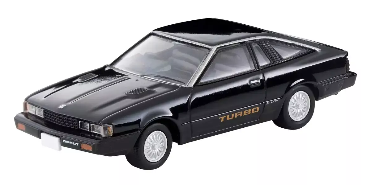 TOMYTEC Lv-N210A Tomica Limited Vintage Nissan Silvia Hatchback Turbo Zse 1981 Black 1/64