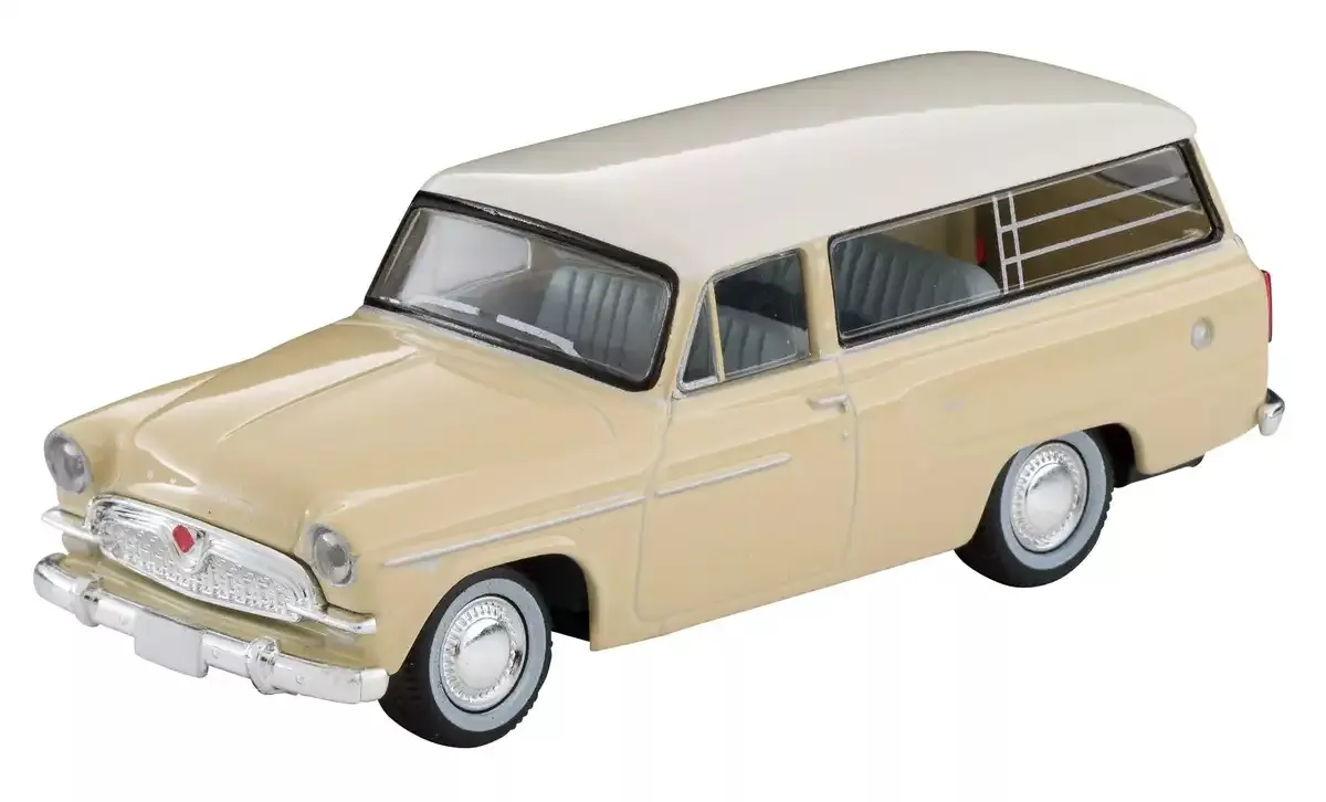 Tomytec Tomica Limited Vintage Lv-185C Toyopet Masterline (Beige & White) 1/64 Scale Models